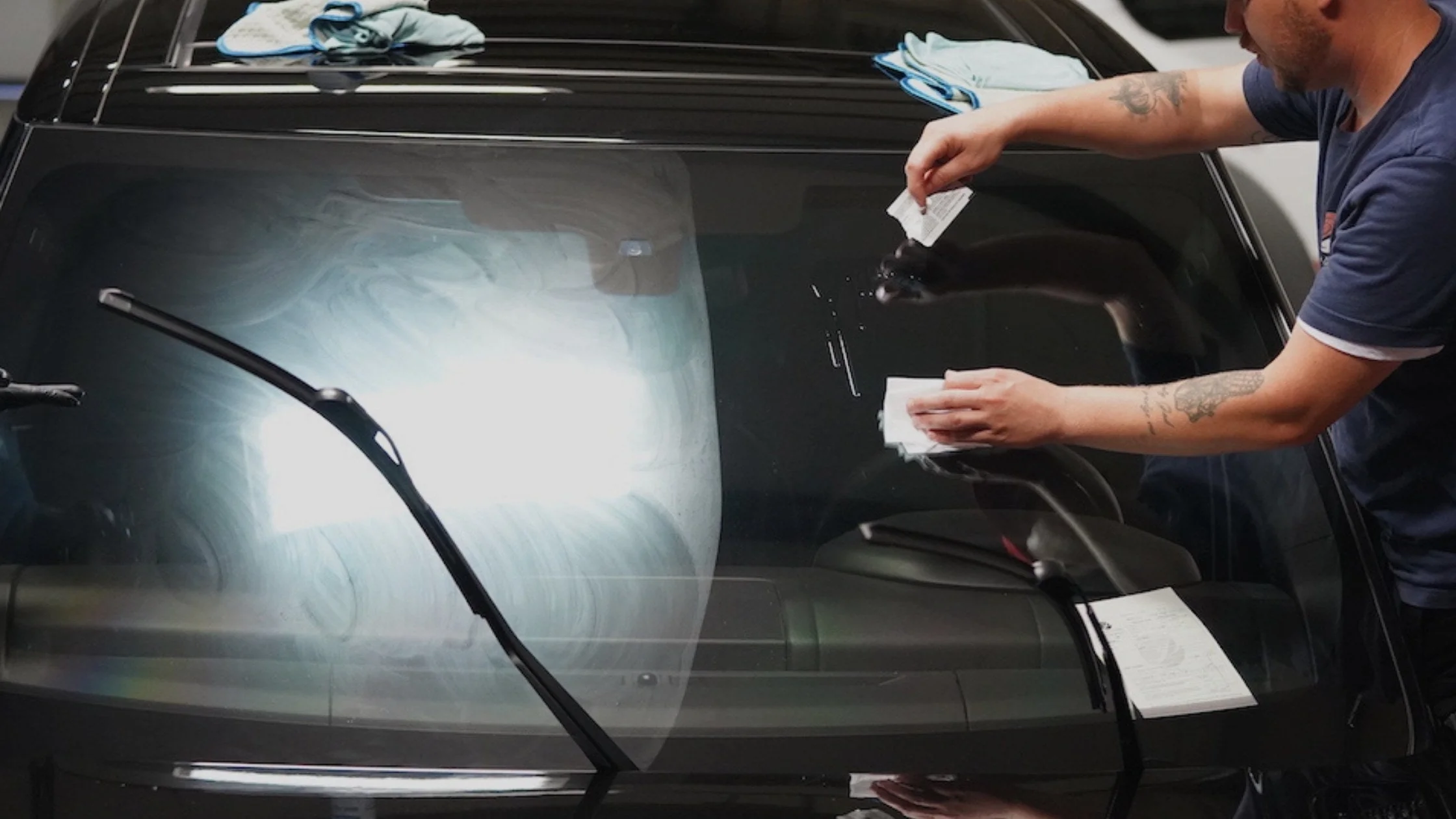 Cristalização de vidros automotivos